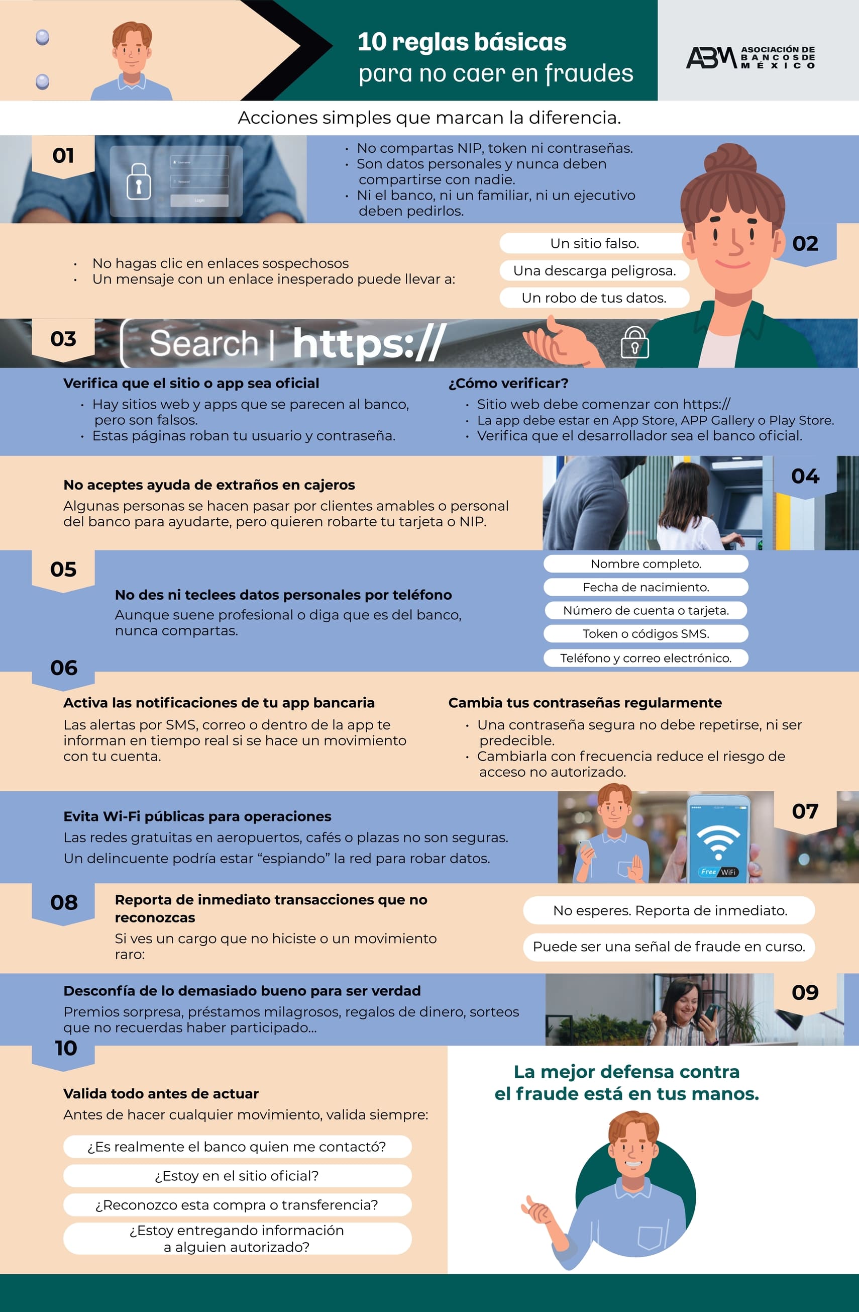 10 Reglas Básicas Para no Caer en Fraudes