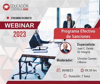 Webinar Programa Efectivo de Sanciones