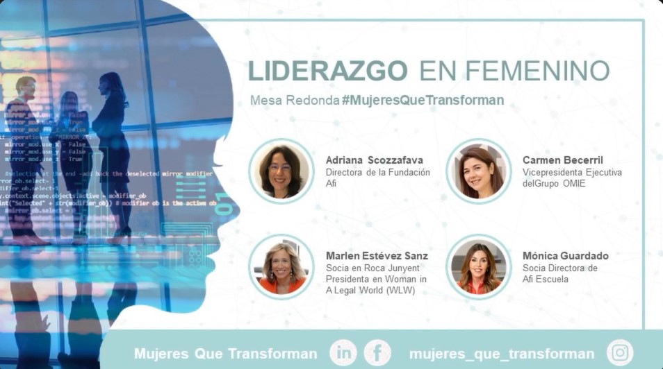 Mesa redonda #MujeresQueTransforman: Liderazgo en femenino