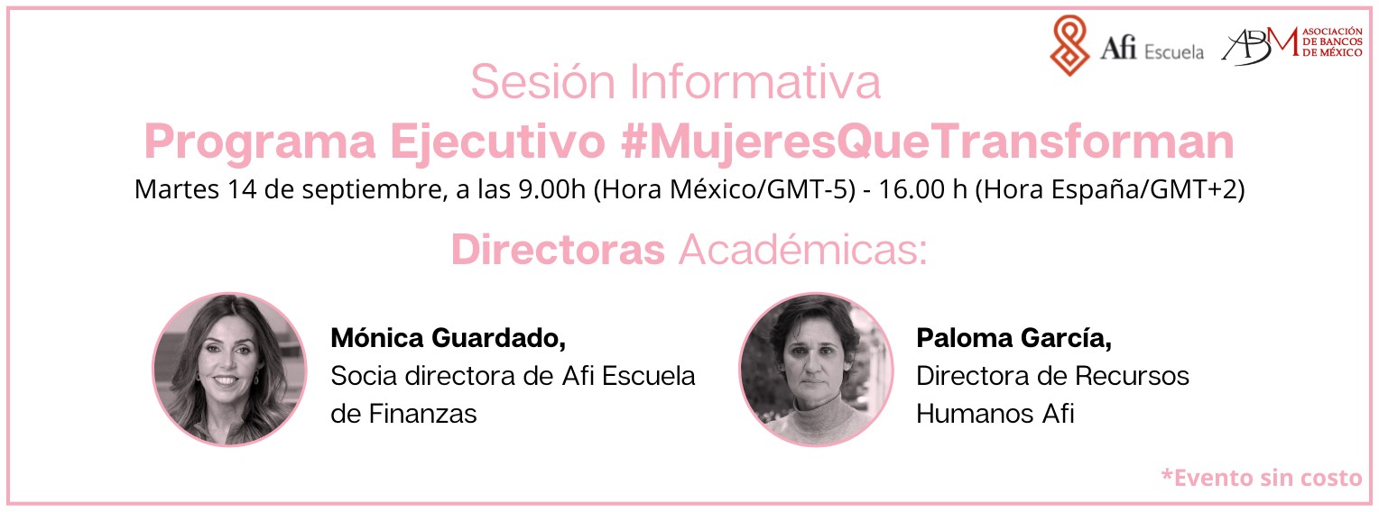 Sesión Informativa del Programa Ejecutivo #MujeresQueTransforman