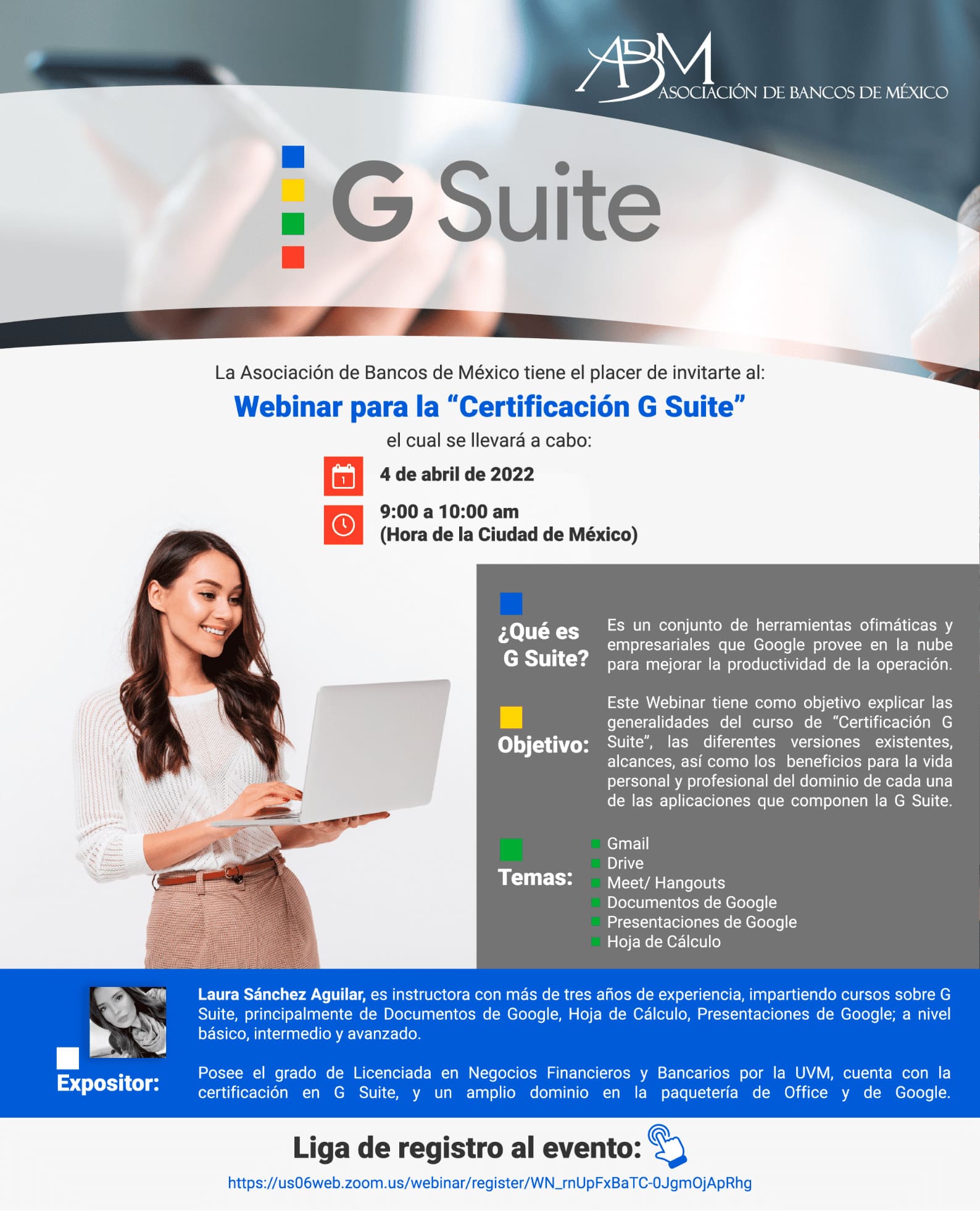 Webinar para la "Certificación G-Suite"